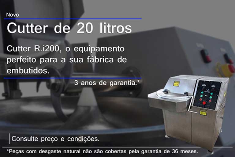 Cutter Industrial, especialista em máquinas Cutter para a indústria alimentícia em geral.